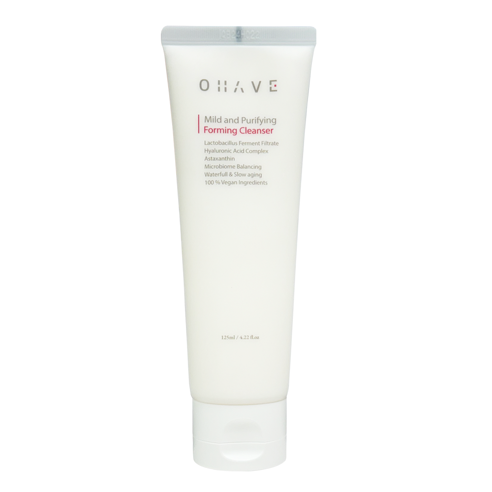 OHAVE OHAVE Mild and Purifying Forming Cleanser 125ml - hydrating - front bottle shot