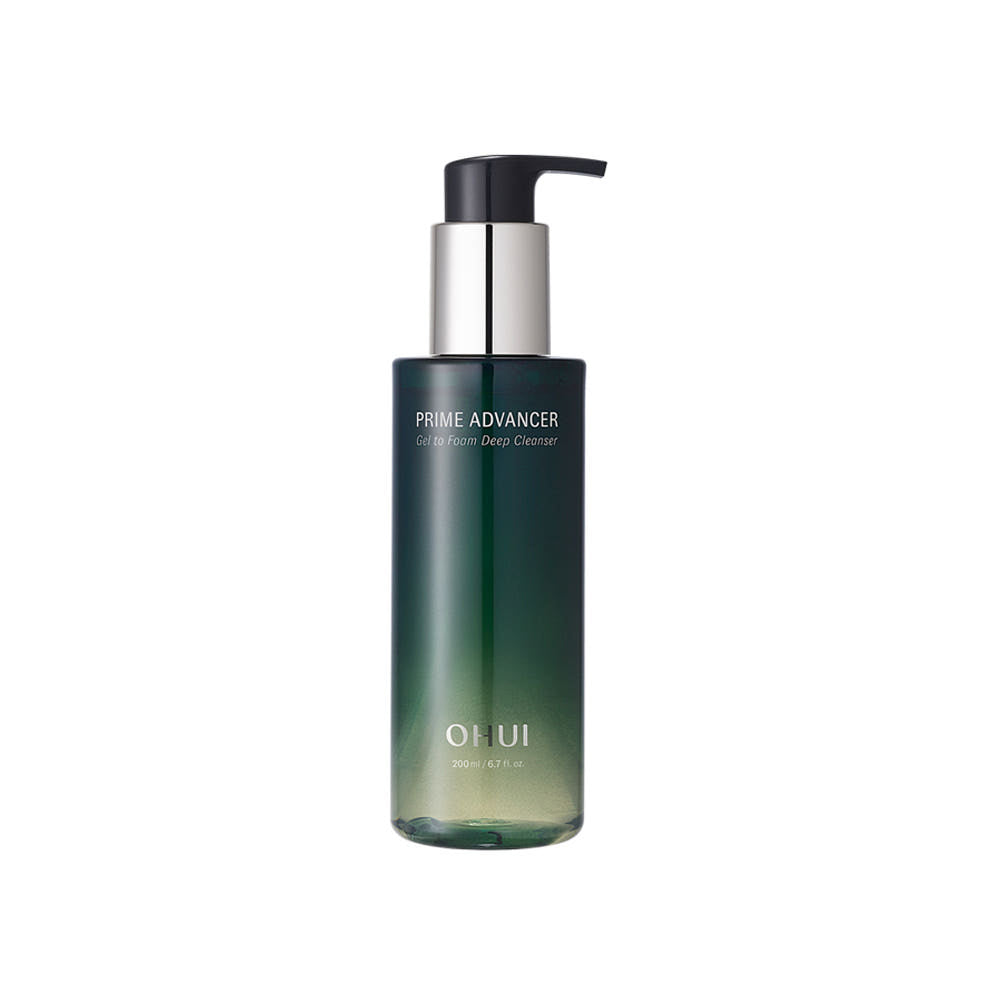 OHUI OHUI Prime Advancer Gel Cleanser 200ml - hydrating - front bottle shot