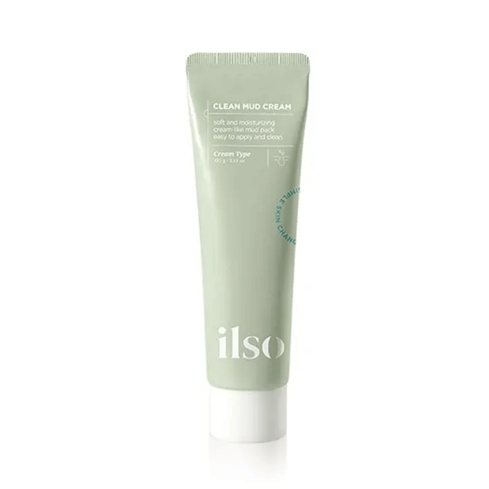 ilso ilso Clean Mud Cream 100g - hydrating - front bottle shot