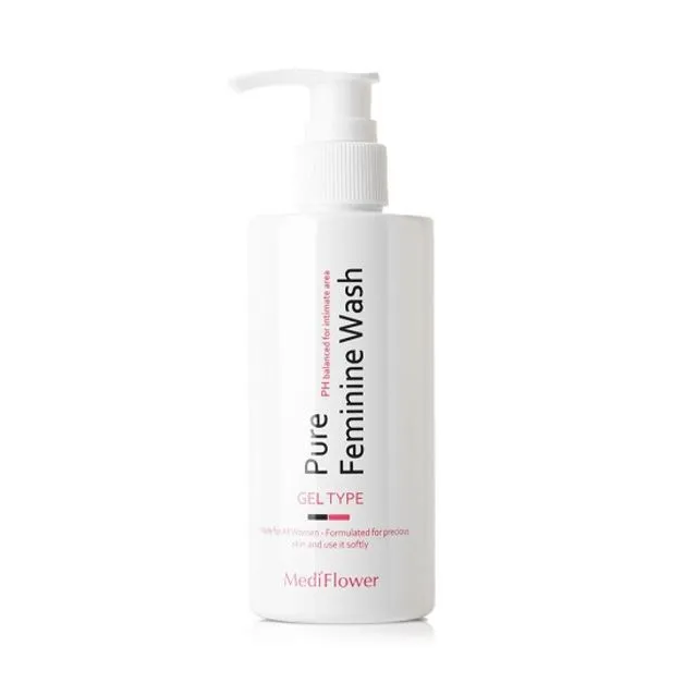 MediFlower MediFlower Pure Feminine Wash 200ml - hydrating - front bottle shot