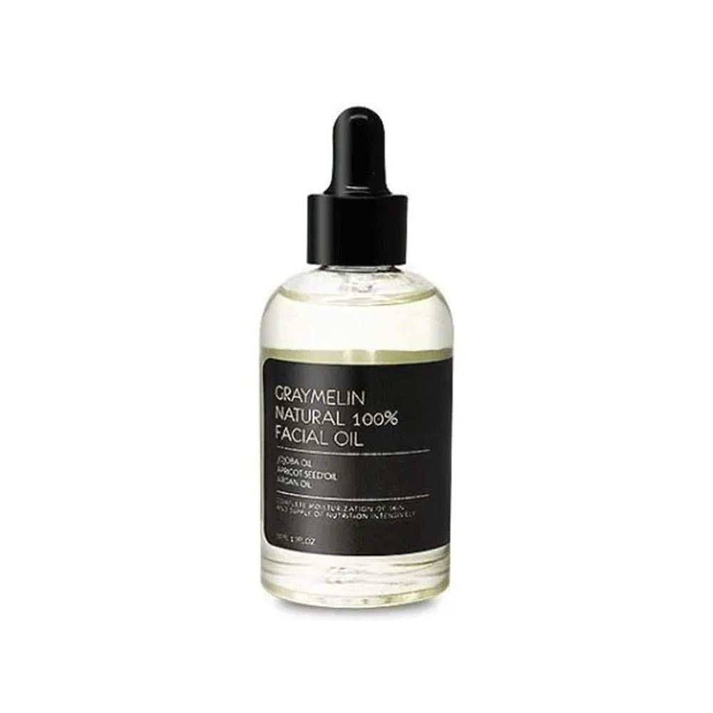 GRAYMELIN GRAYMELIN Natural 100% Facial Oil 50ml - hydrating - front bottle shot