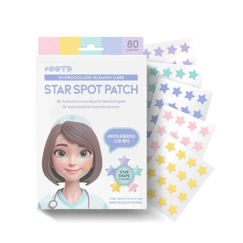 OOTD OOTD Star Spot Patch 80 patches - soothing - front bottle shot
