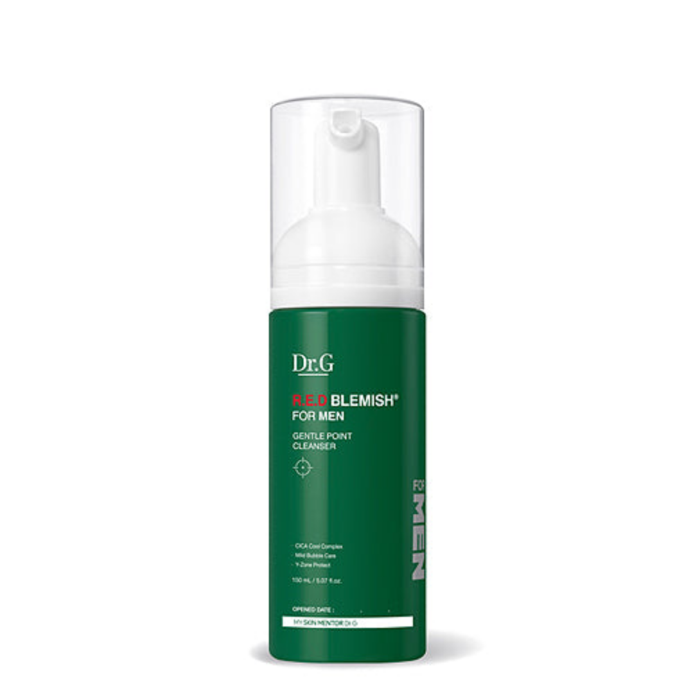 Dr.G Dr.G R.E.D BLEMISH FOR MEN GENTLE POINT CLEANSER 150ml - cleansing - front bottle shot
