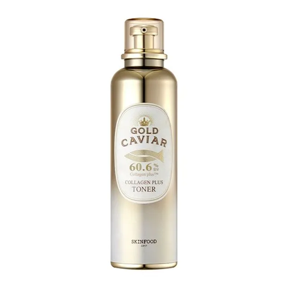 SKINFOOD SKINFOOD Gold Caviar Collagen Plus Toner 120ml - anti-aging - front bottle shot