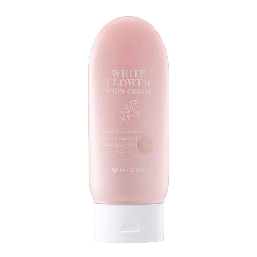 MIZON MIZON White Flower Snow Cream 150ml - hydrating - front bottle shot
