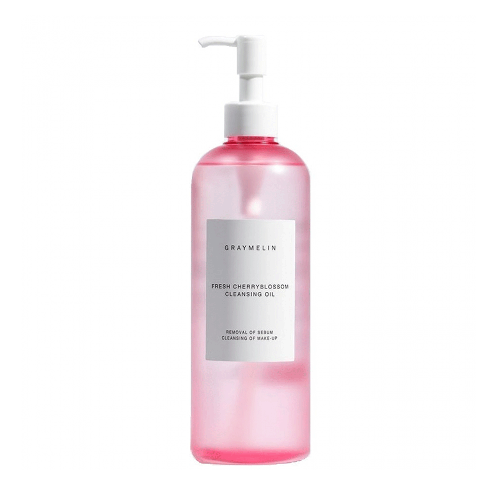 GRAYMELIN GRAYMELIN Fresh Cherryblossom Cleansing Oil 400ml - hydrating - front bottle shot
