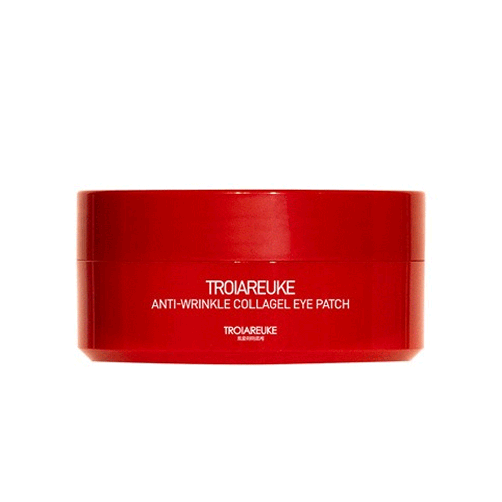 TROIAREUKE TROIAREUKE Anti-Wrinkle Collagel Eye Patch 82g - soothing - front bottle shot