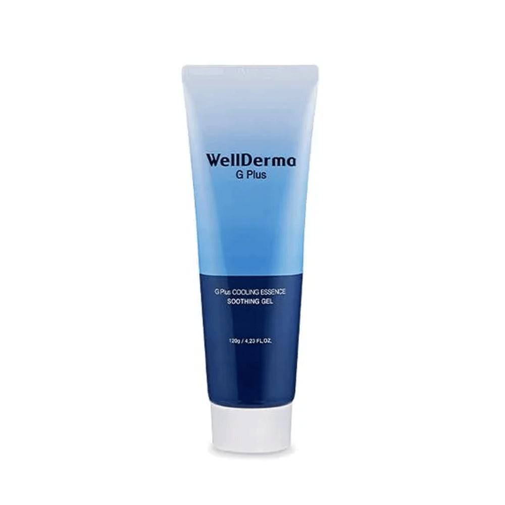 WellDerma WellDerma G Plus Cooling Essence Soothing Gel 120g - hydrating - front bottle shot