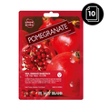MAY ISLAND MAY ISLAND Pomegranate Real Essence Mask Pack 25ml * 10ea - hydrating - front bottle shot