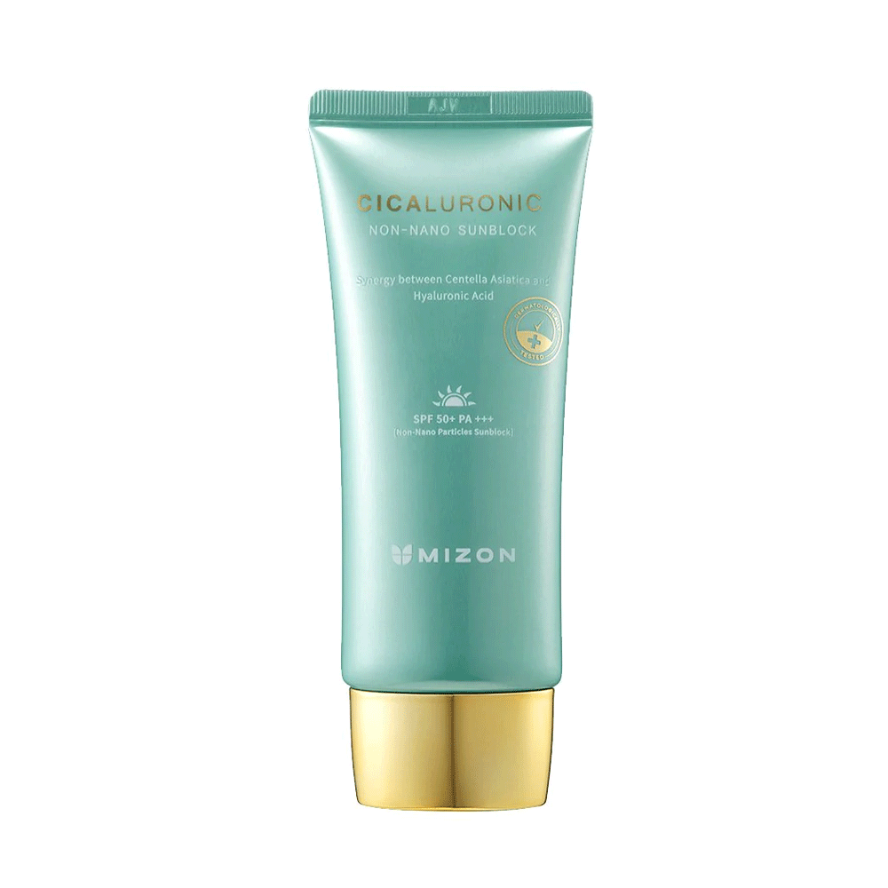 MIZON MIZON Cicaluronic Non-Nano Sunblock SPF50+ PA+++ 50ml - soothing - front bottle shot