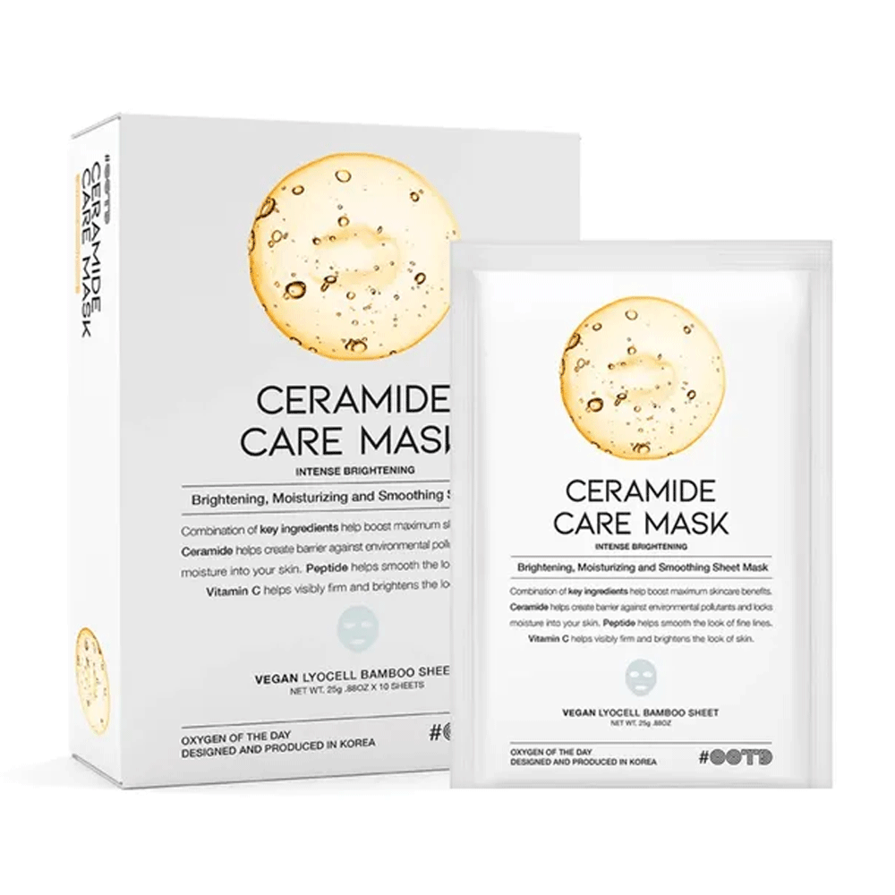 OOTD OOTD Ceramide Care Mask 25g *10ea - brightening - front bottle shot