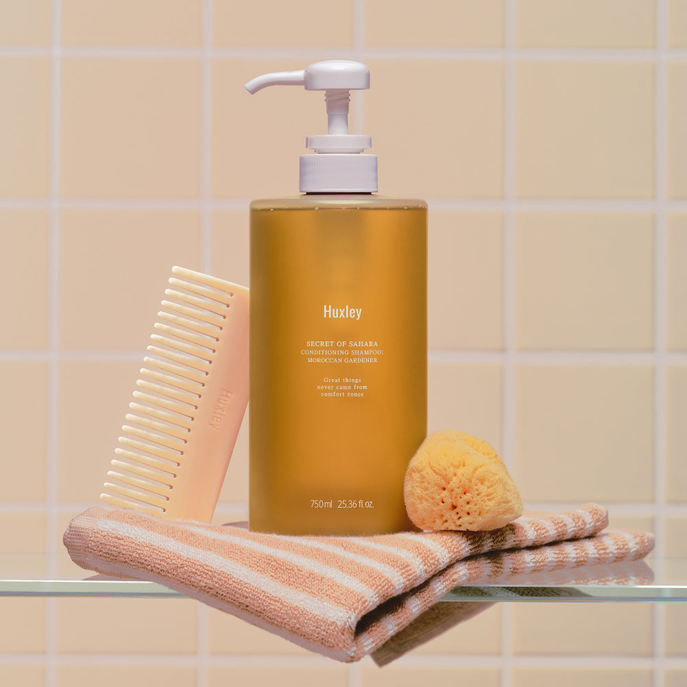 Huxley Huxley Conditioning Shampoo Moroccan Gardener 750ml - nourishing - front bottle shot