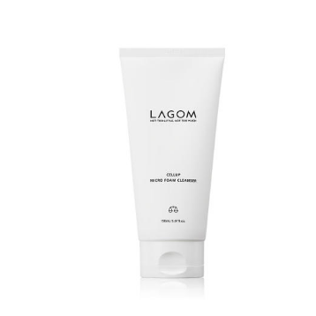 LAGOM LAGOM Cellup Micro Foam Cleanser 150ml - hydrating - front bottle shot