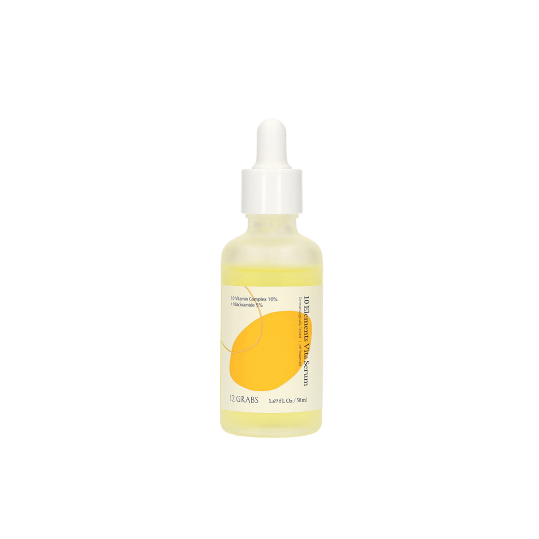 12GRABS 12GRABS 10 Elements Vita Serum 50ml - hydrating - front bottle shot