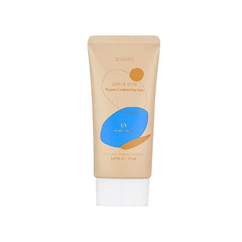 12GRABS 12GRABS  Vegan Comforting Sun SPF 50+ PA+++ 50ml - hydrating - front bottle shot