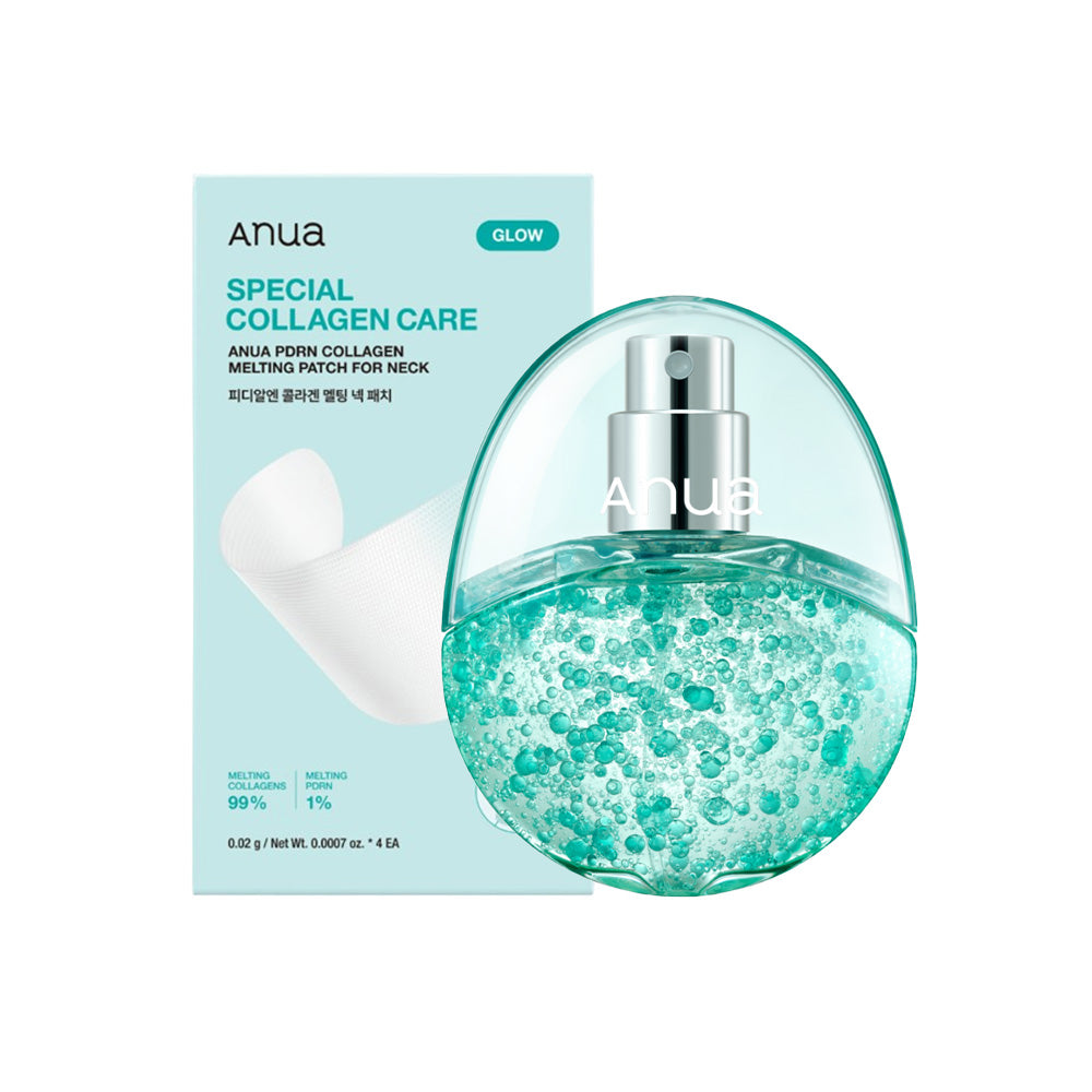 Anua Anua Collagen Wrinkle Lifting Set (Collagen Neck Patch + PDRN Mist) - hydrating - front bottle shot