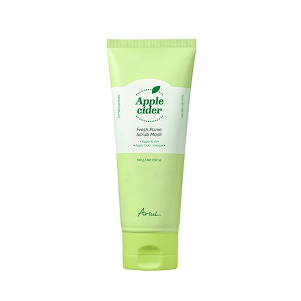 Ariul Ariul Apple Cider Fresh Puree Scrub Mask 100g - hydrating - front bottle shot