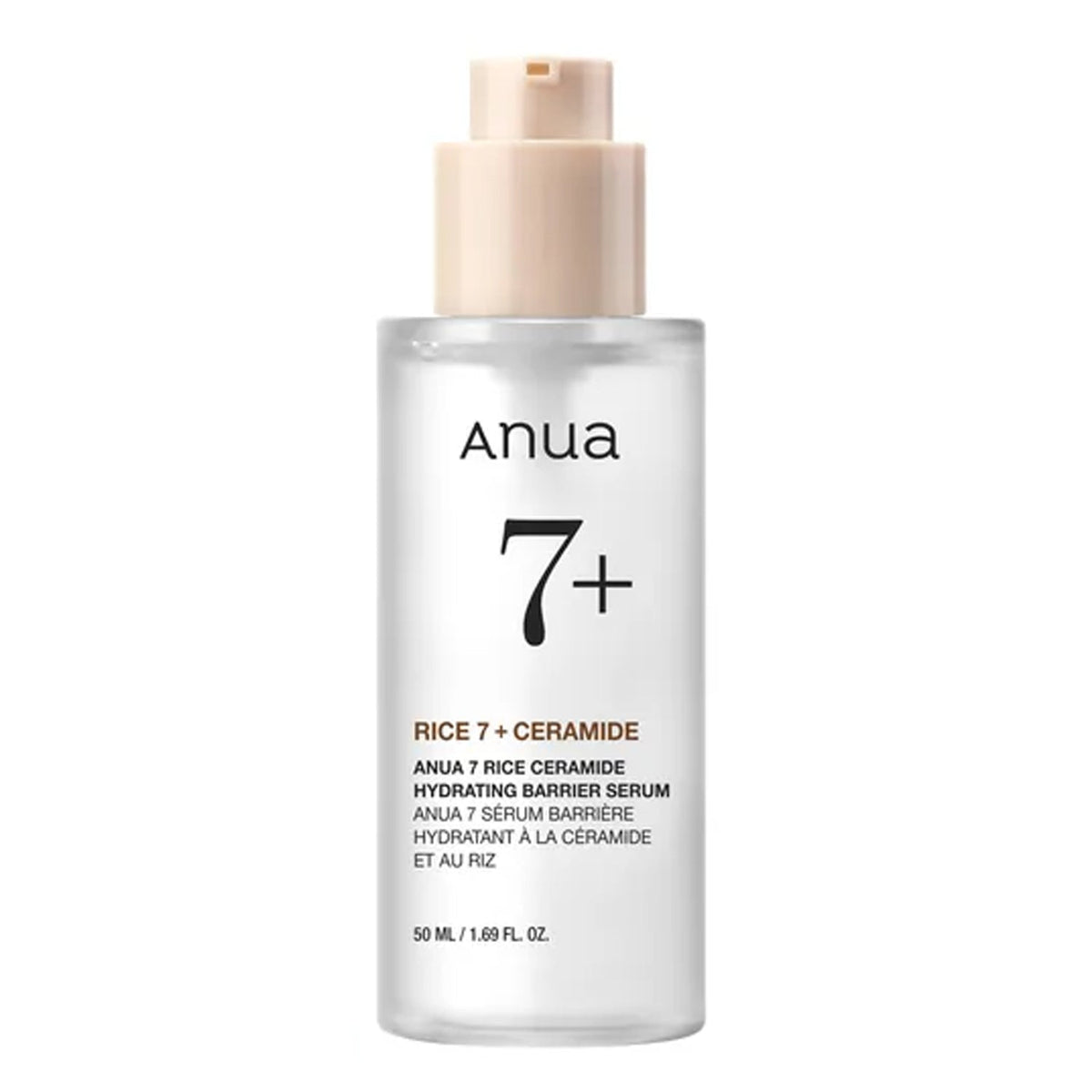 Anua ANUA 7 Rice Ceramide Hydrating Barrier Serum Ampoule 50ml - hydrating - front bottle shot