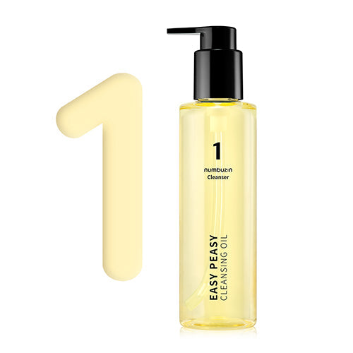 numbuzin numbuzin No.1 Easy Peasy Cleansing Oil 200ml - hydrating - front bottle shot