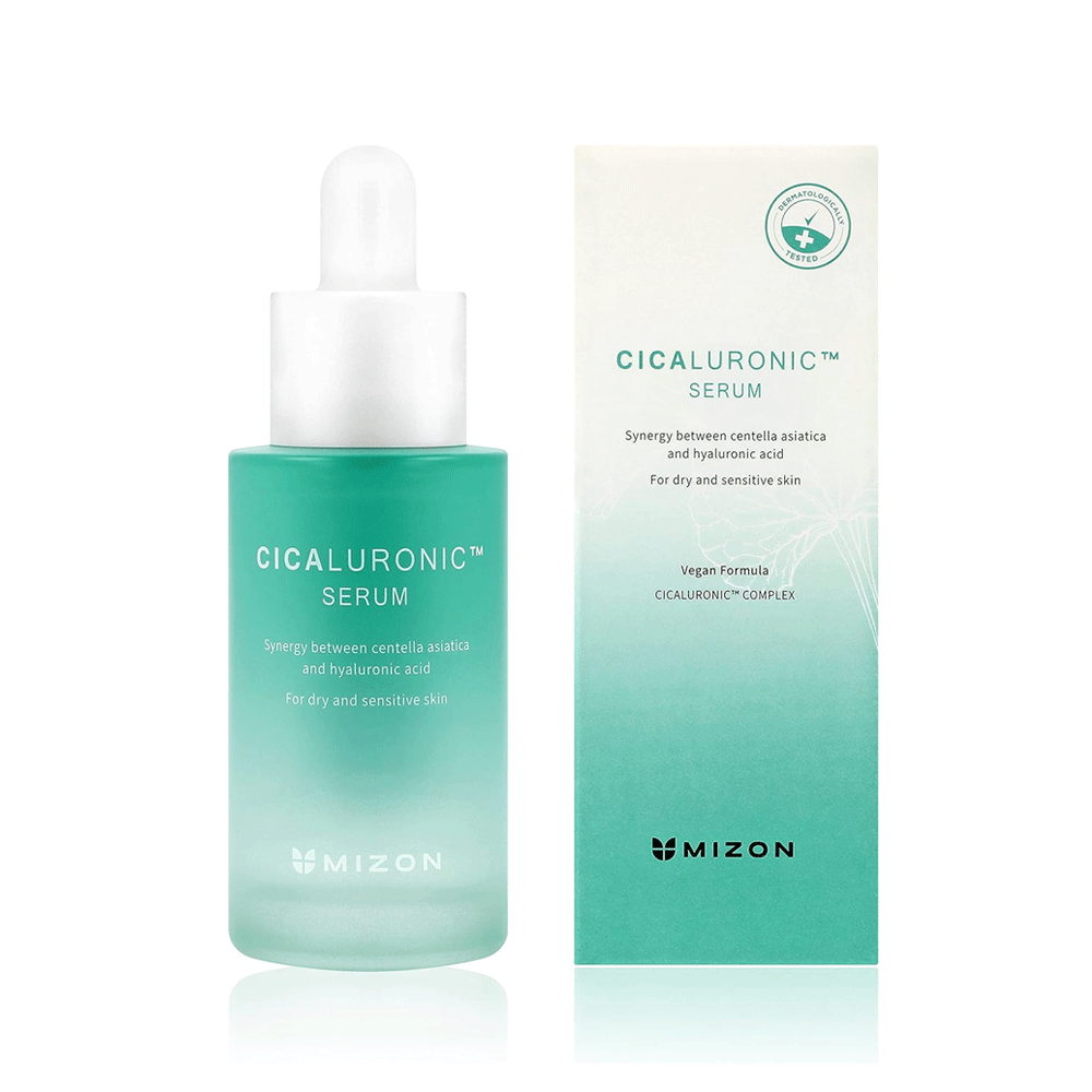 MIZON MIZON Cicaluronic Serum 30ml - hydrating - front bottle shot