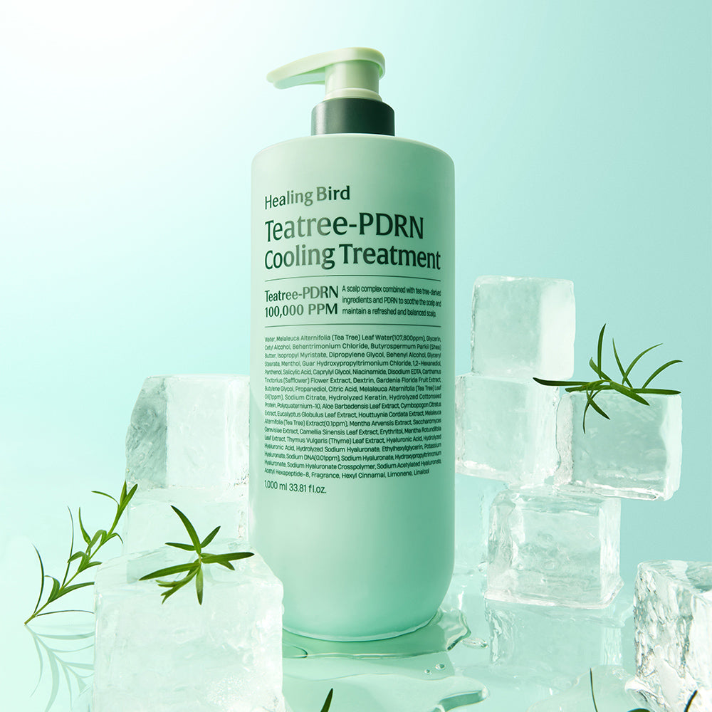 Healing Bird Healing Bird Tea Tree PDRN Cooling Treatment 1L - nourishing - front bottle shot