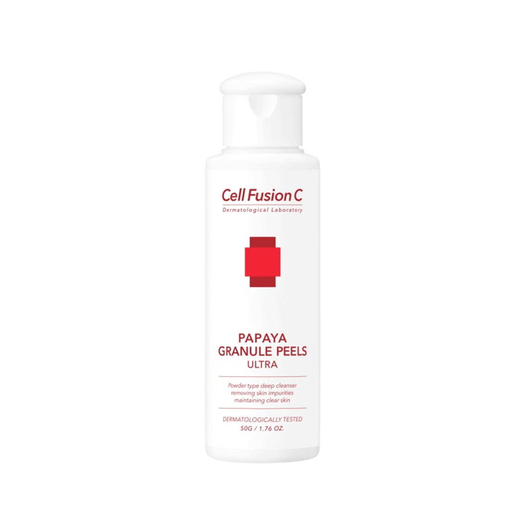 Cell Fusion C Cell Fusion C Papaya Granule Peels Ultra 50g - pore care - front bottle shot