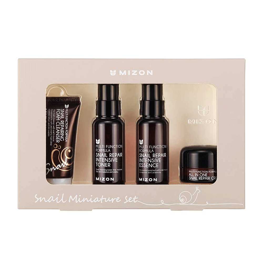 MIZON MIZON Snail Miniature Set - hydrating - front bottle shot