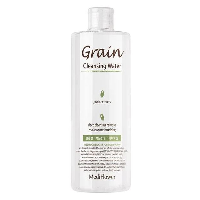 MediFlower MediFlower Grain Cleansing Water 500ml - hydrating - front bottle shot
