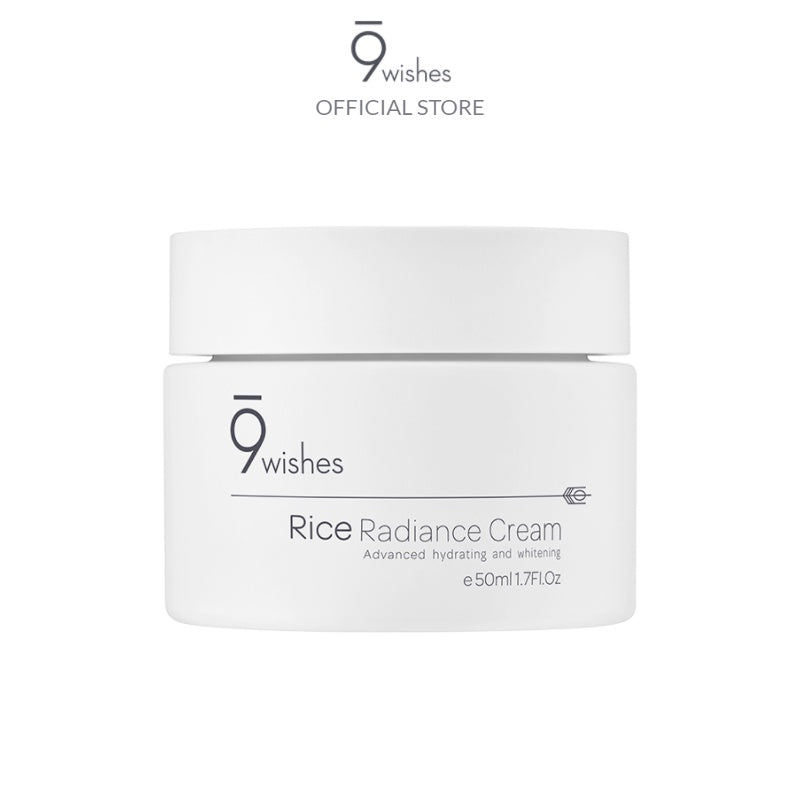9wishes 9wishes Rice Radiance Cream 50ml - hydrating - front bottle shot