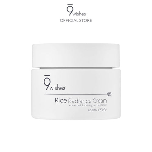 9wishes 9wishes Rice Radiance Cream 50ml - hydrating - front bottle shot
