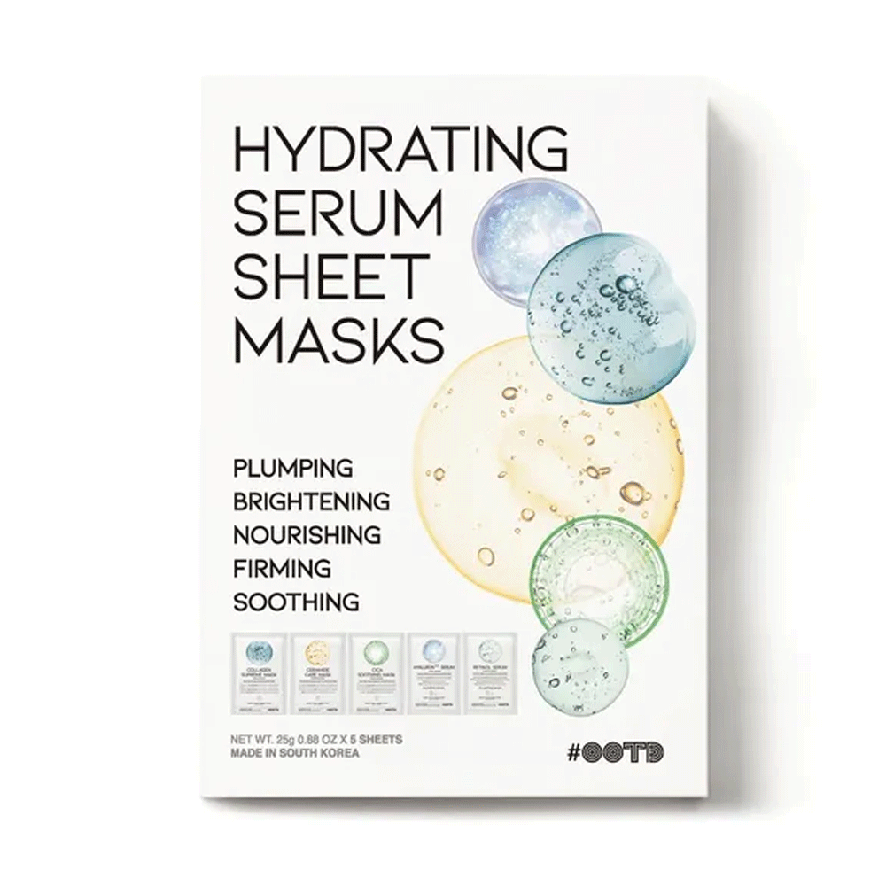 OOTD OOTD Hydrating Serum Sheet Mask Set 25g *5 type - hydrating - front bottle shot