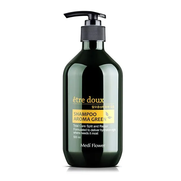 MediFlower MediFlower Etre Doux Aroma Green Shampoo 500ml - hydrating - front bottle shot