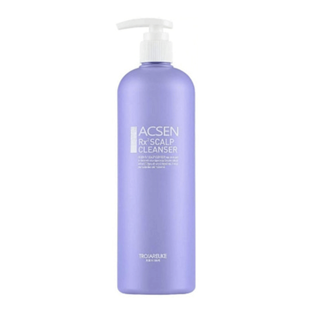 TROIAREUKE TROIAREUKE ACSEN Rx2 Scalp Cleanser 500ml - hydrating - front bottle shot