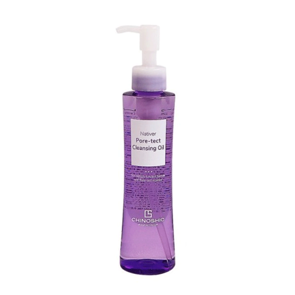 CHINOSHIOYA CHINOSHIOYA Nativer Pore-tect Cleansing Oil 150ml - pore care - front bottle shot