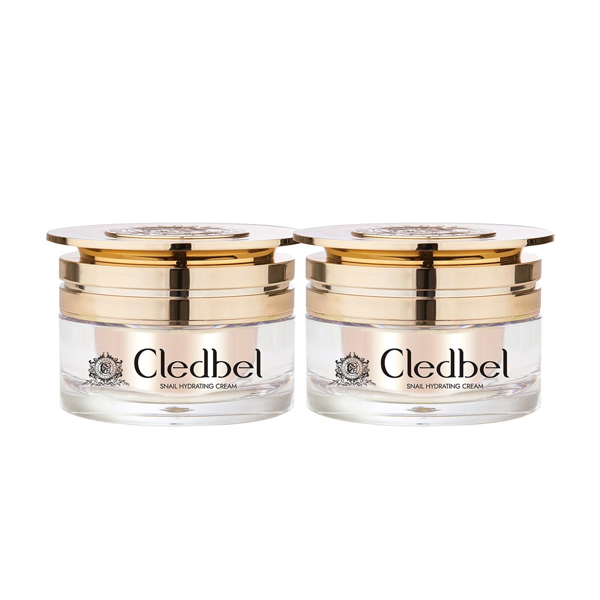 Cledbel Cledbel Snail Hydrating Cream 50ml x 2ea - hydrating - front bottle shot