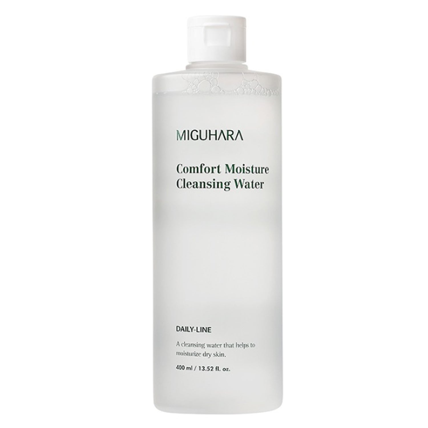 MIGUHARA MIGUHARA Comfort Moisture Cleansing Water 400ml - hydrating - front bottle shot