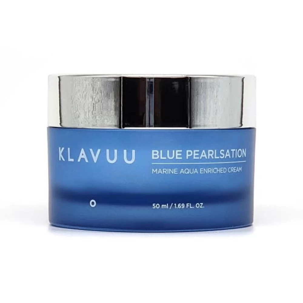 KLAVUU KLAVUU Blue Pearlsation Marine Aqua Enriched Cream 50ml - hydrating - front bottle shot