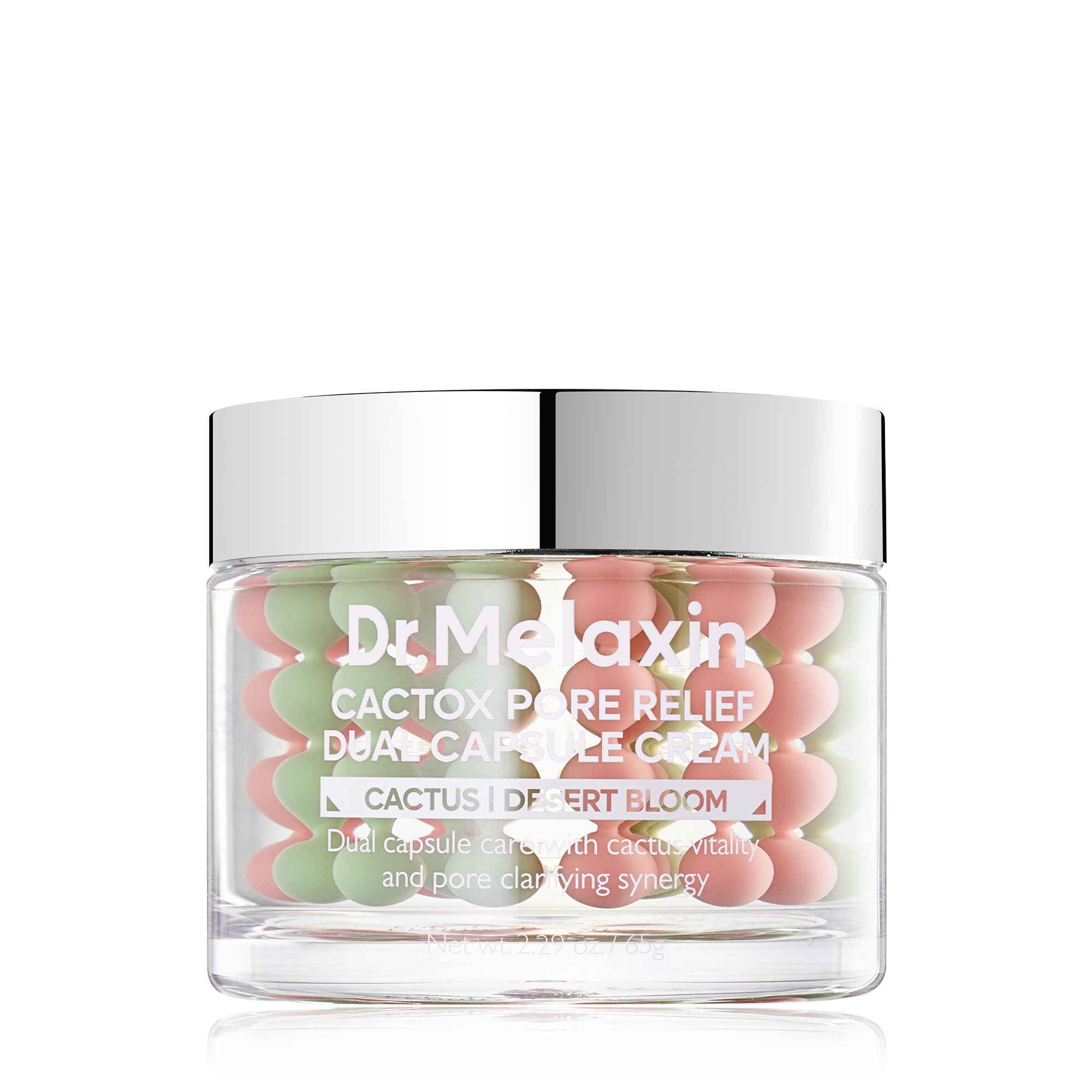 Dr.Melaxin Dr.Melaxin Cactox Pore Relief Dual Capsule Cream 65g - hydrating - front bottle shot