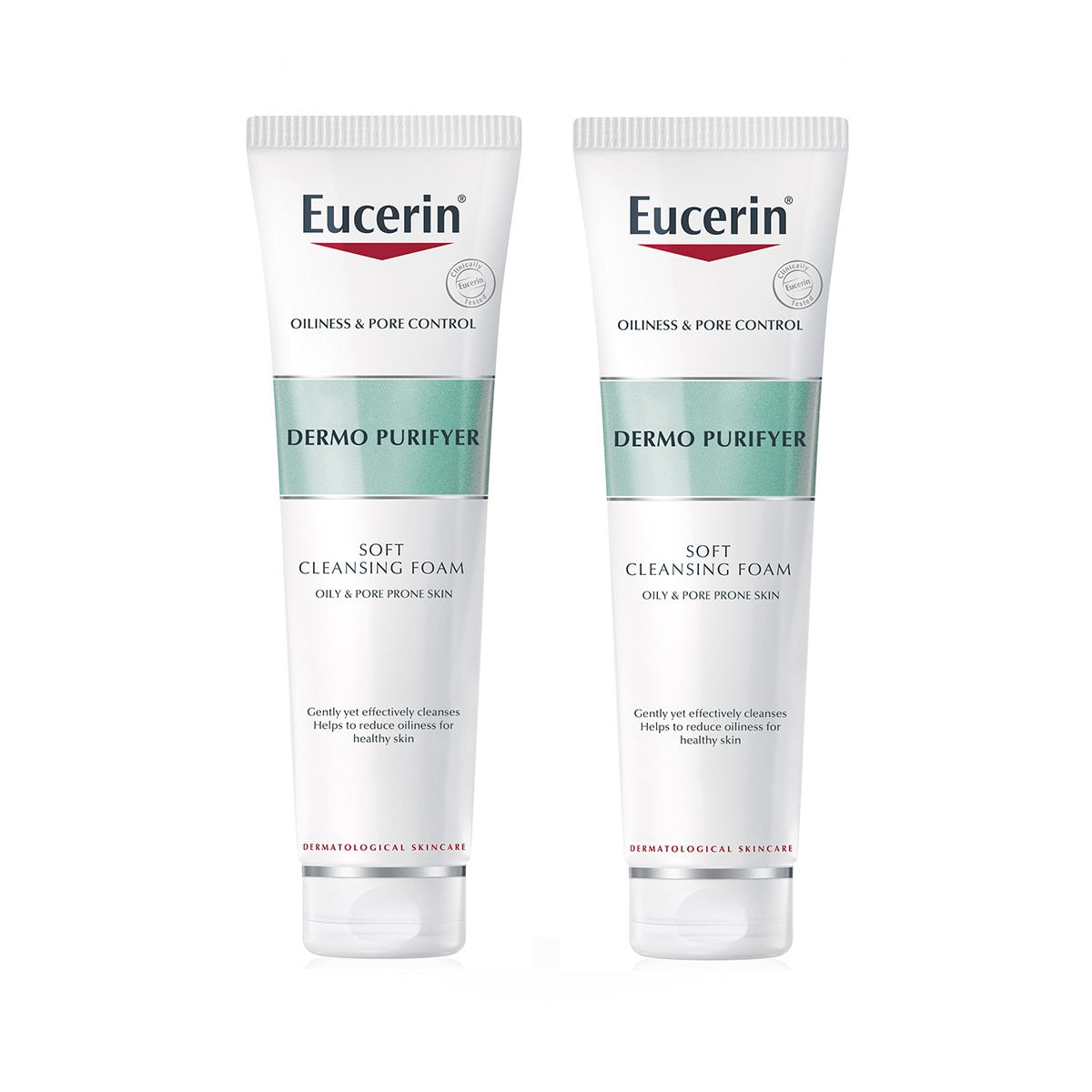 Eucerin Eucerin Dermo Purifyer Deep Cleansing Foam 150g x 2ea - cleansing - front bottle shot