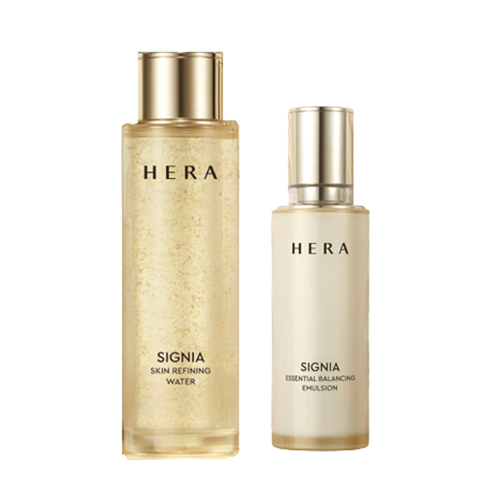 HERA HERA Signia Water Emulsion Gift Set (Water 180ml + Emulsion 150ml) - hydrating - front bottle shot