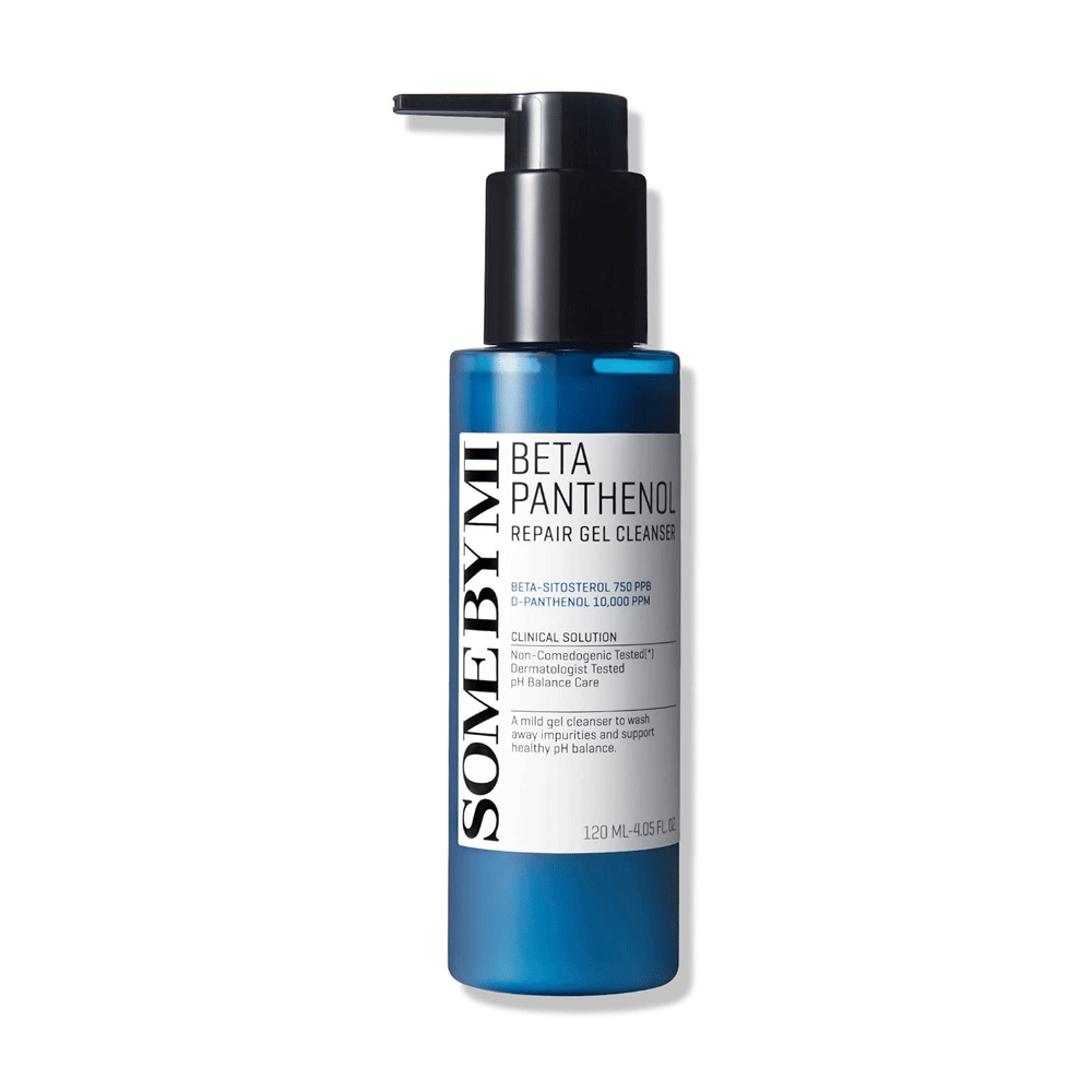 SOME BY MI SOME BY MI BETA PANTHENOL REPAIR GEL CLEANSER 120ml - soothing - front bottle shot