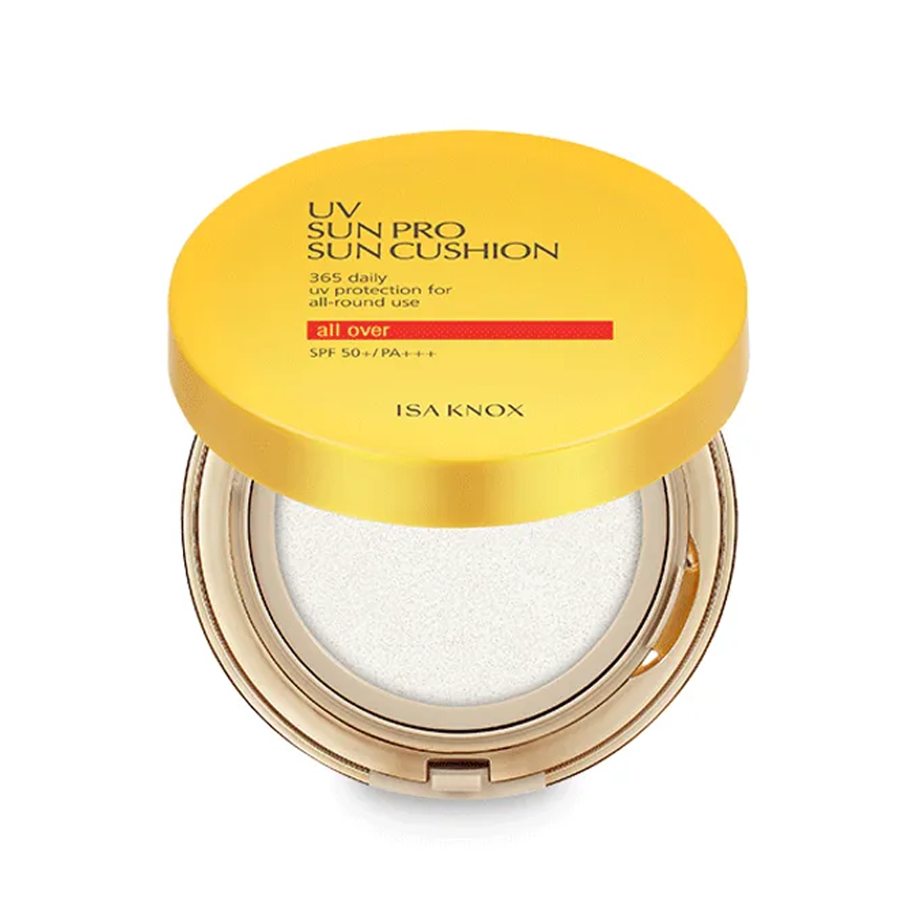 Isa Knox Isa Knox UV Sun Pro Sun Cushion SPF 50+ PA+++ 23g - soothing - front bottle shot