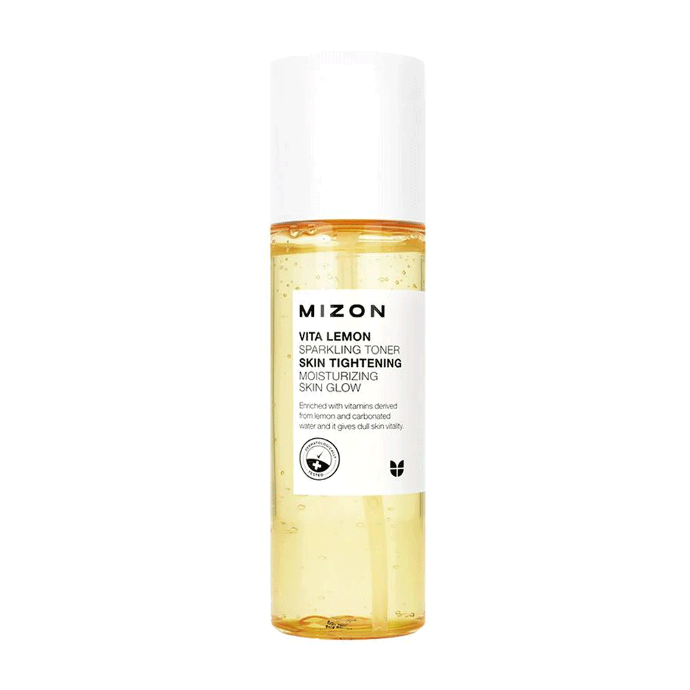 MIZON MIZON Vita Lemon Sparkling Toner 150ml - brightening - front bottle shot