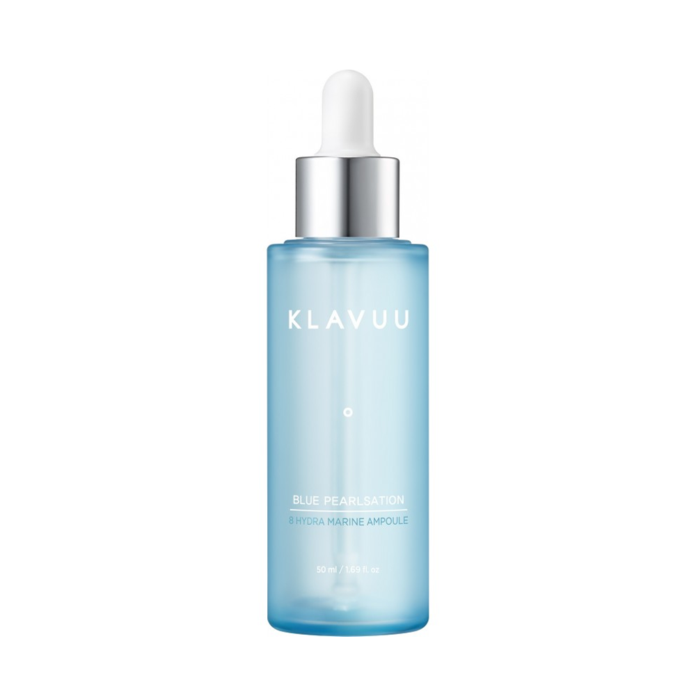 KLAVUU KLAVUU Blue Pearlsation 8 Hydra Marine Ampoule 50ml - daily care - front bottle shot