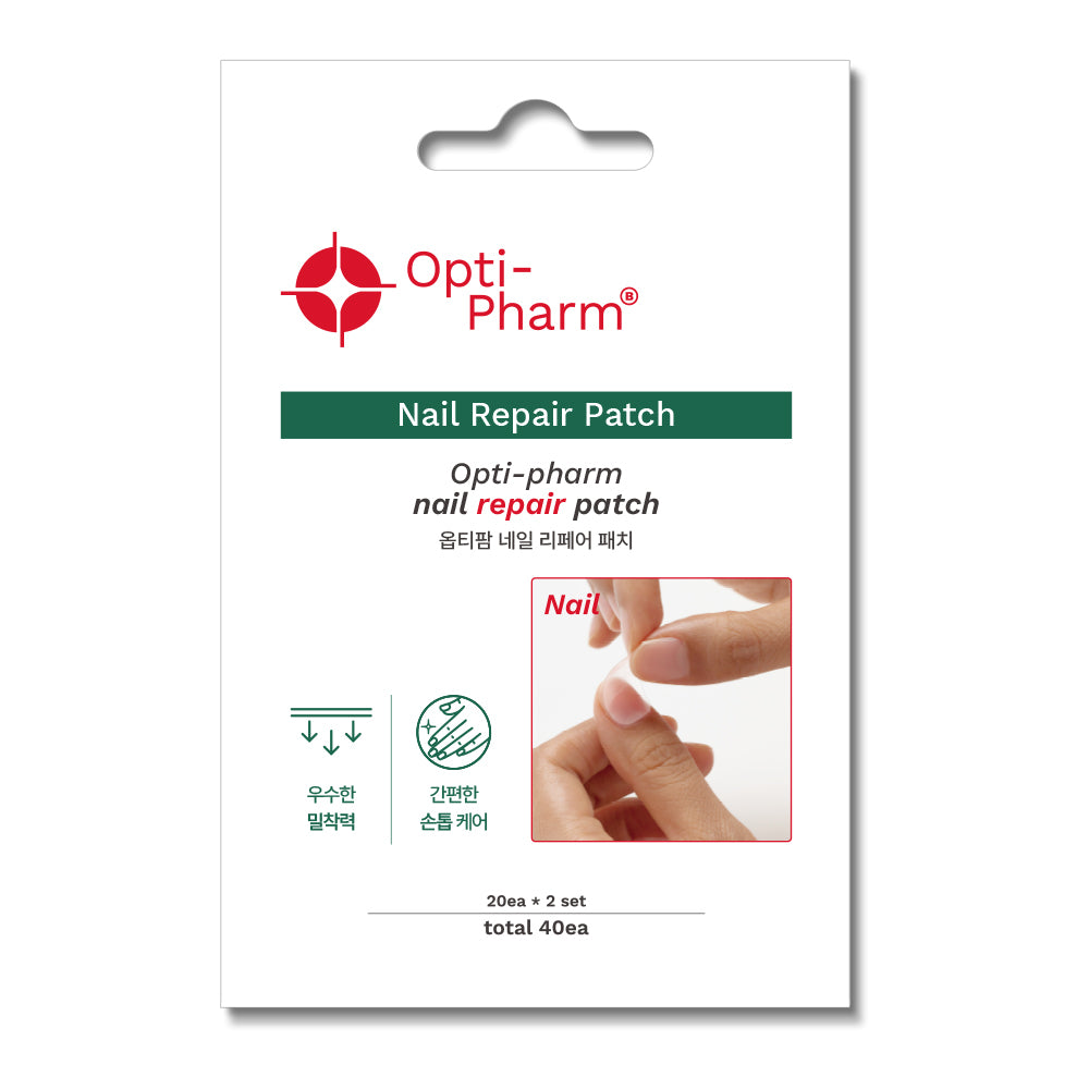 Opti-Pharm Opti-Pharm Nail Repair Patch 40ea - hydrating - front bottle shot