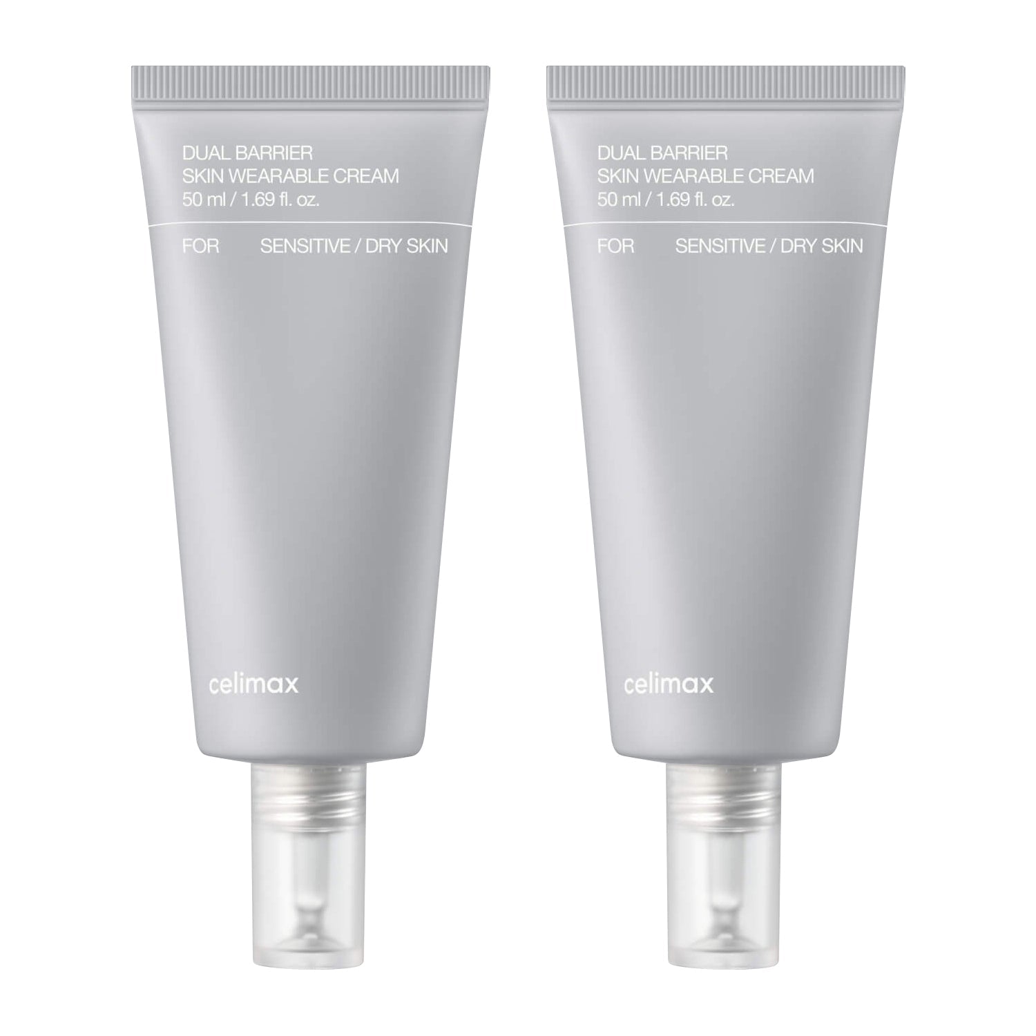 celimax 1+1 celimax Dual Barrier Skin Wearable Cream 50ml - hydrating - front bottle shot