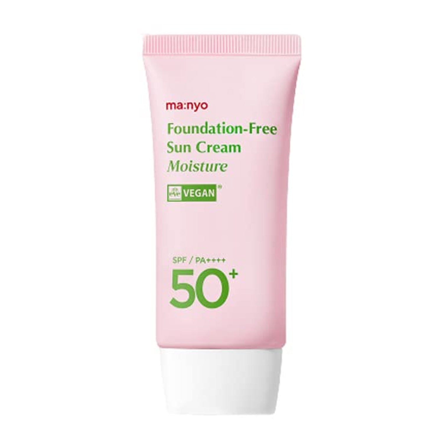 ma:nyo ma:nyo Foundation-Free Sun Cream Moisture SPF 50+ PA++++ 50ml - brightening - front bottle shot
