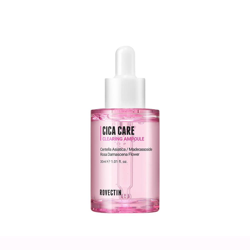 ROVECTIN ROVECTIN Skin Essentials Cica Care Clearing Ampoule 30ml - soothing - front bottle shot