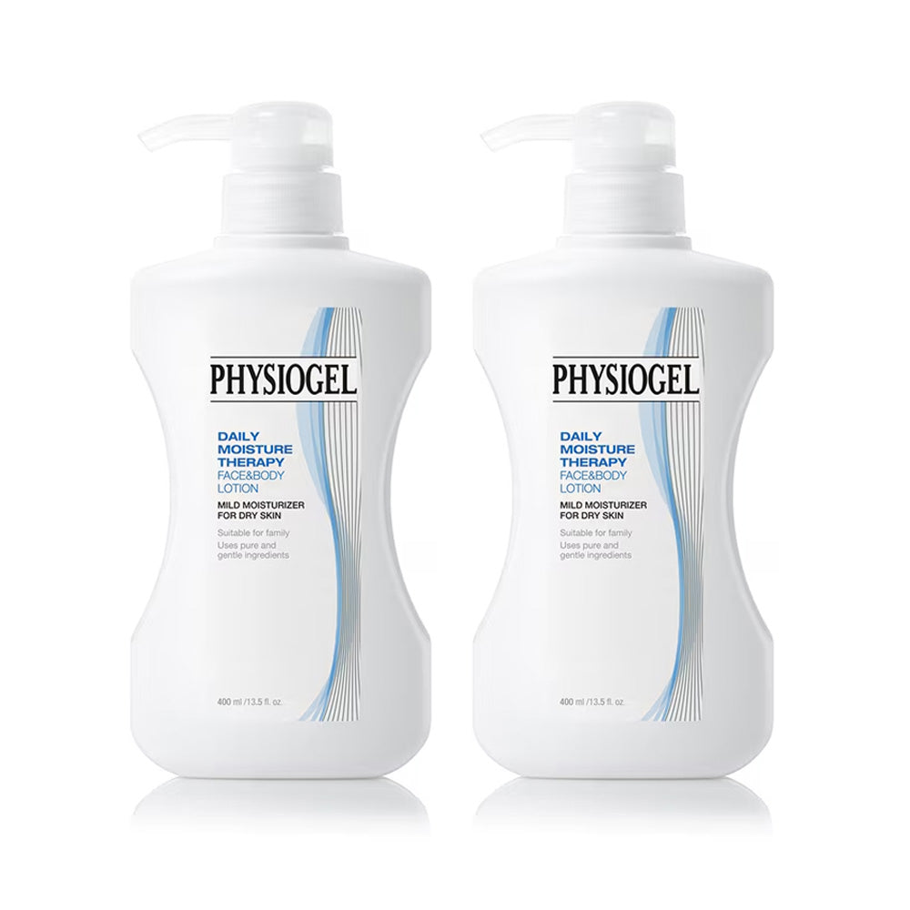 PHYSIOGEL PHYSIOGEL DMT Face & Body Lotion 400ml x 2ea - hydrating - front bottle shot