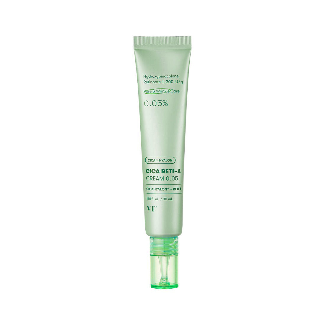 VT Cosmetics VT Cosmetics Cica Reti-A Cream 0.05 30ml - hydrating - front bottle shot